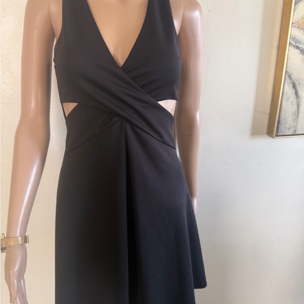 Express Black Backless Dress